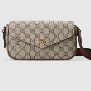 Gucci Ophidia Beige and Brown Crossbody Bag